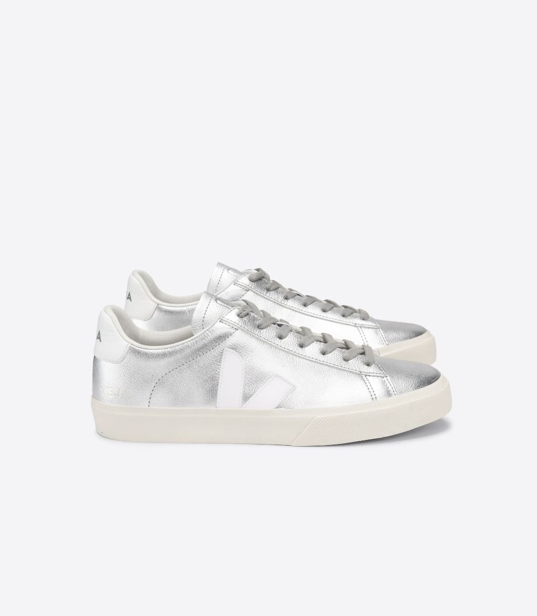 Ofertas Tenis Veja - Mujer Plateados Blancos